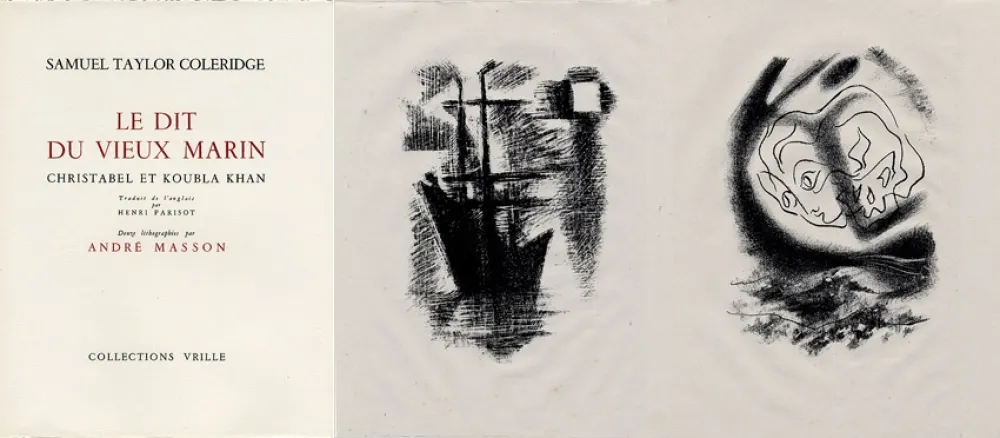 Illustrated Book Masson - LA CHANSON DU VIEUX MARIN.24 lithographies originales.