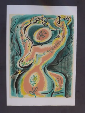 Lithograph Masson - La danse 