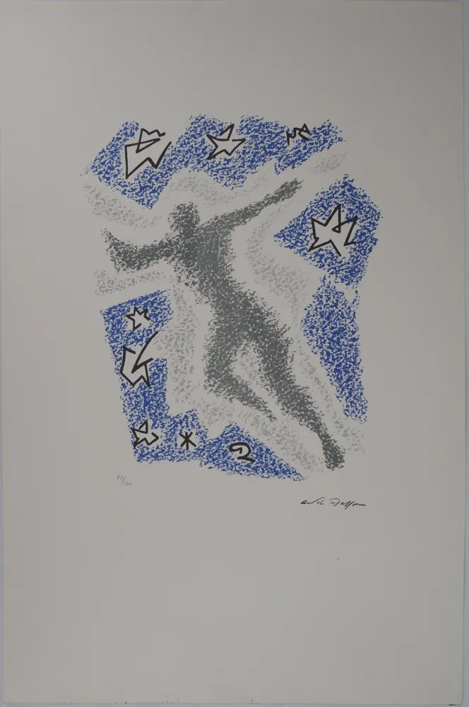 Lithograph Masson - La danse sous les étoiles