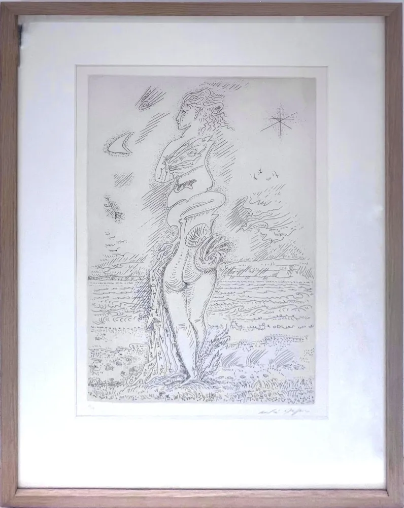 Engraving Masson - La jeunesse d'Isis 