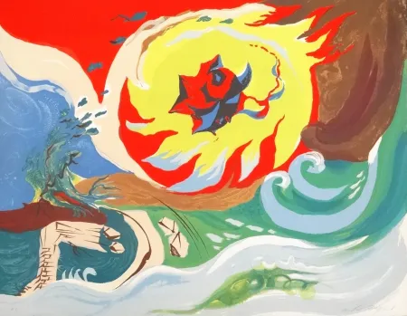 Lithograph Masson - La vague du futur