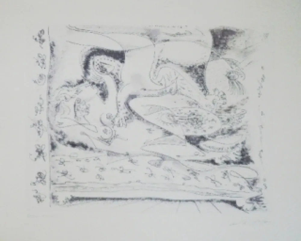 Etching And Aquatint Masson - L'aleore lantée