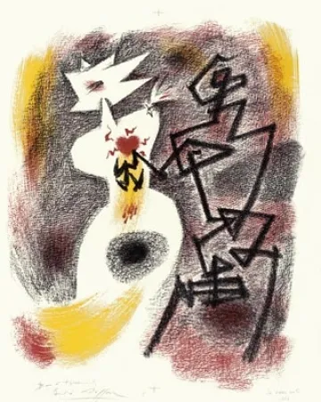 Lithograph Masson - Le Coeur volé