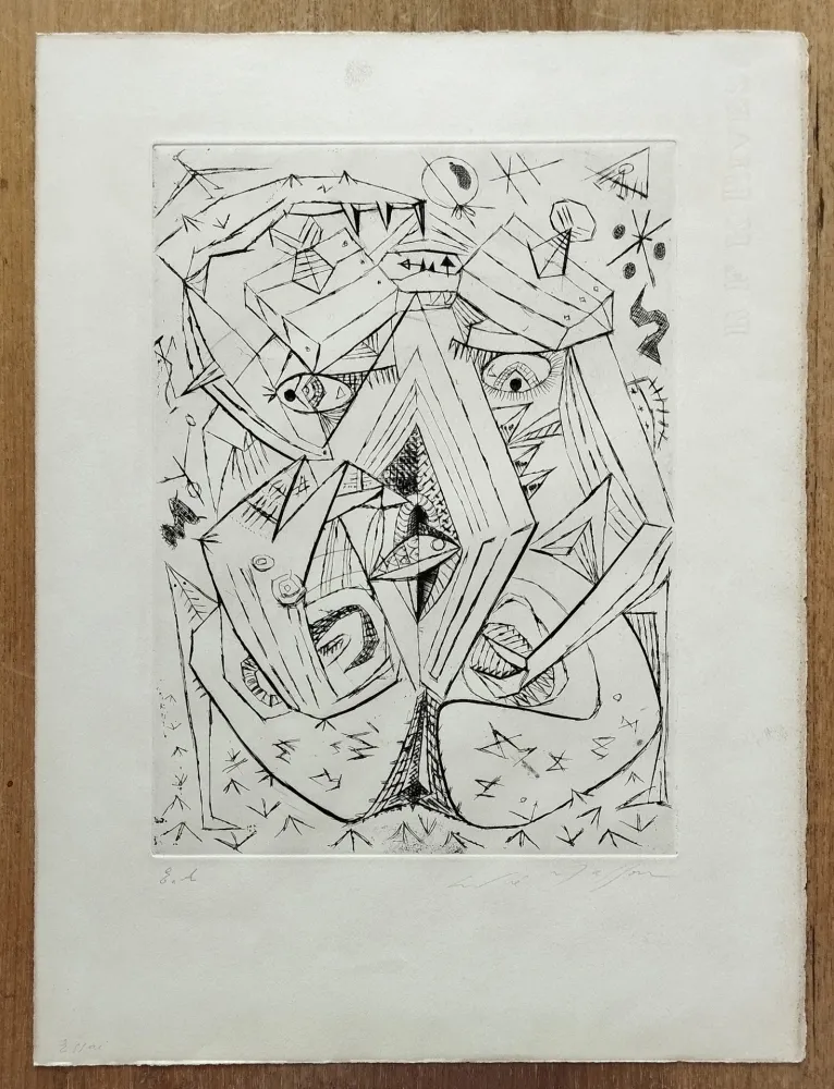 Engraving Masson - Le Crabe de Terre