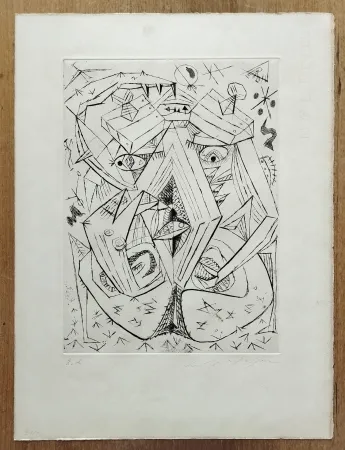 Engraving Masson - Le Crabe de Terre