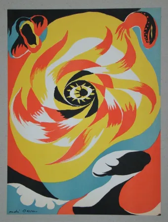 Lithograph Masson - Le soleil