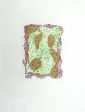 Etching And Aquatint Masson - Les Érophages