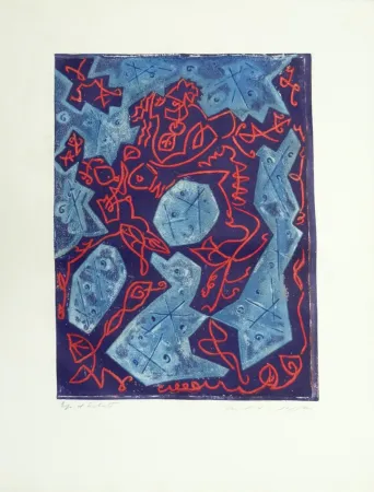 Engraving Masson - Les Hain-Teny