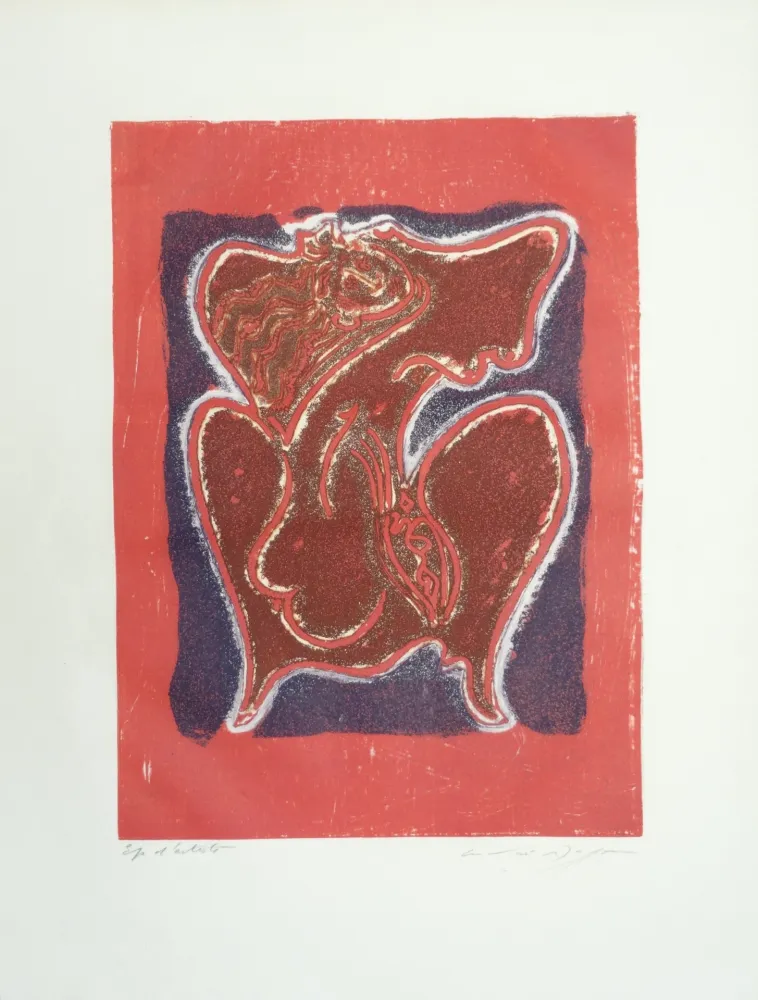 Engraving Masson - Les Hain-Teny