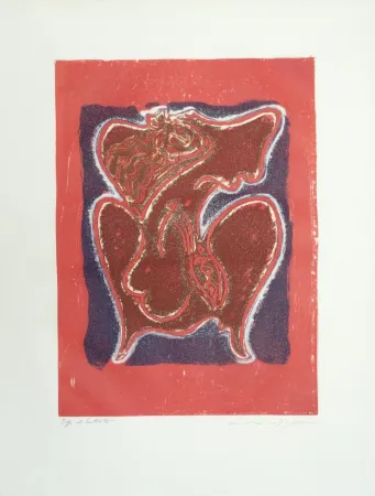 Engraving Masson - Les Hain-Teny