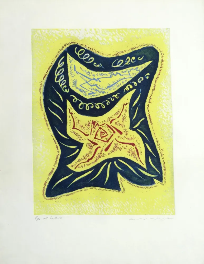 Engraving Masson - Les Hain-Teny