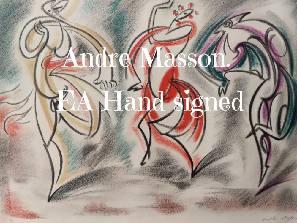 Lithograph Masson - Litho EA