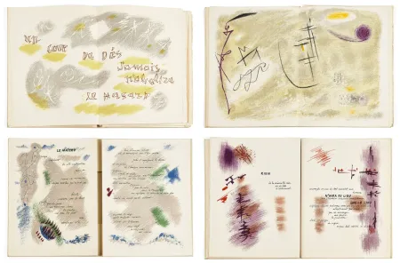 Illustrated Book Masson - Mallarmé : UN COUP DE DÉS JAMAIS N'ABOLIRA LE HASARD. 28 lithographies originales en couleurs (1961)