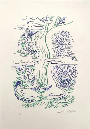 Lithograph Masson - Maria tu sais