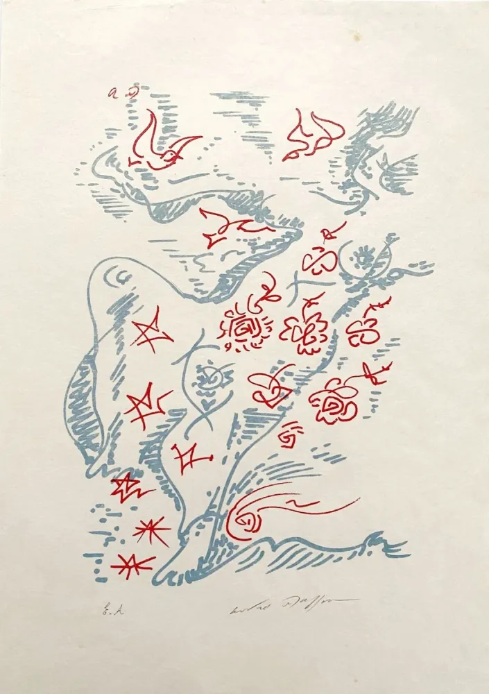 Lithograph Masson - Maria tu sais