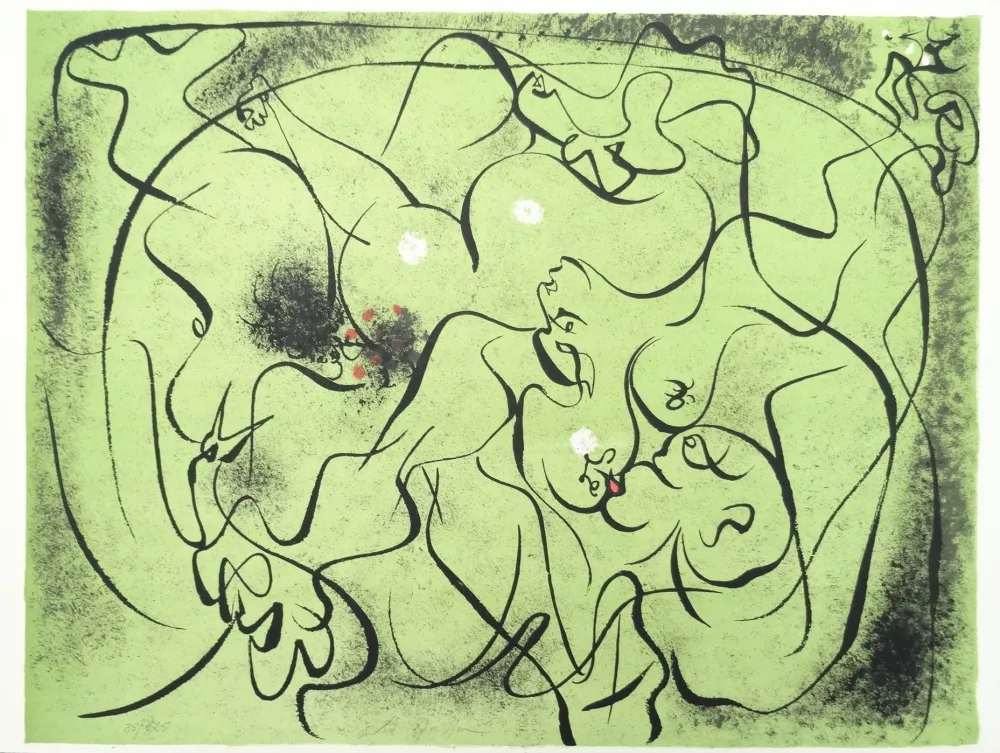 Lithograph Masson - Mytho