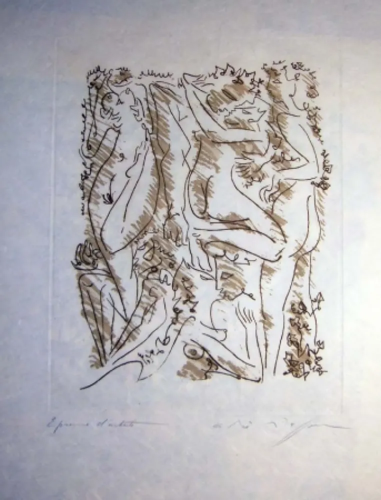 Etching Masson - Non identifié
