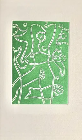 Etching And Aquatint Masson - Ô mésange, ô peut-être