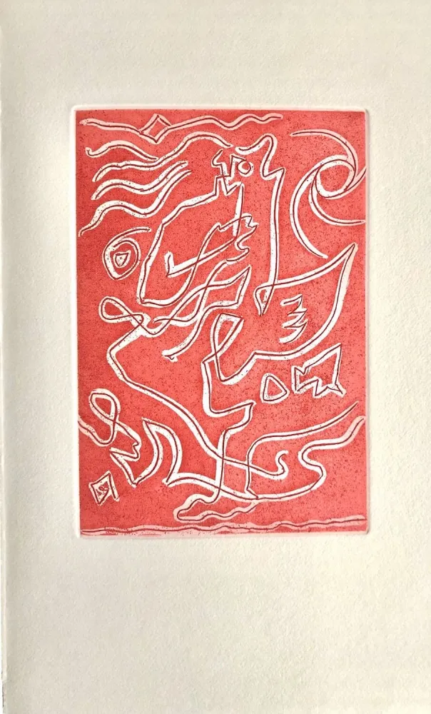 Etching And Aquatint Masson - Ô mésange, ô peut-être