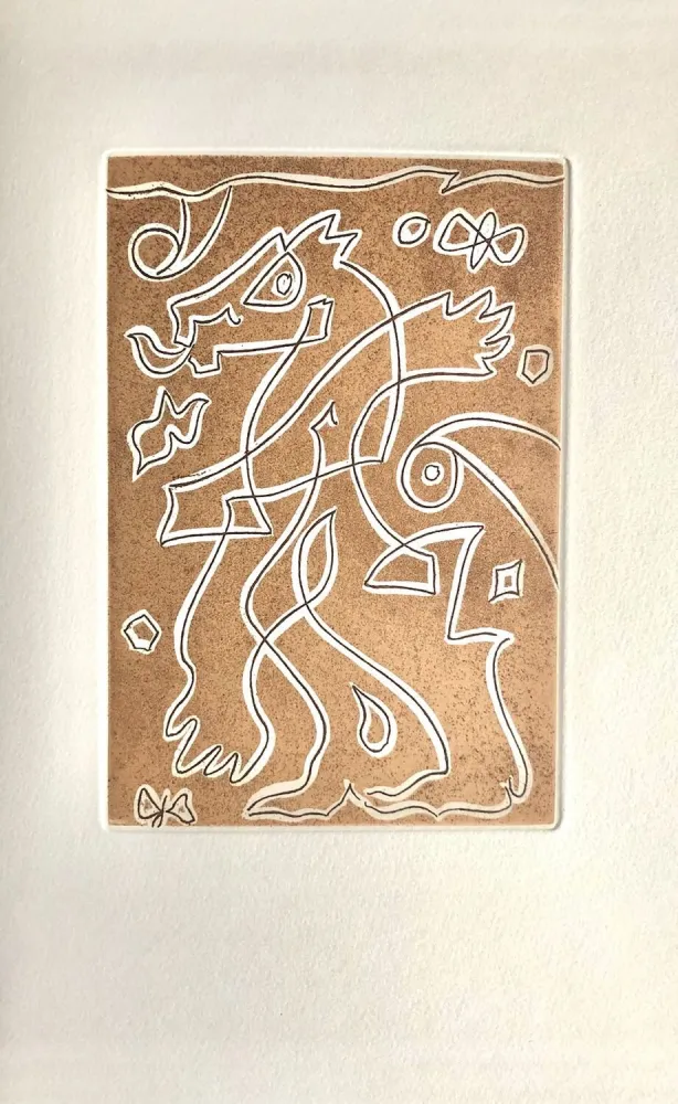 Etching And Aquatint Masson - Ô mésange, ô peut-être