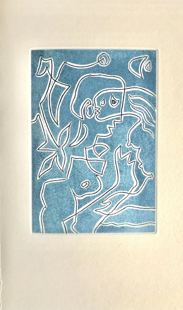 Etching And Aquatint Masson - Ô mésange, ô peut-être