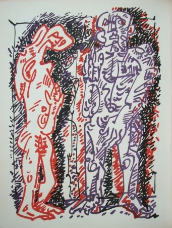 Lithograph Masson - Oaristys