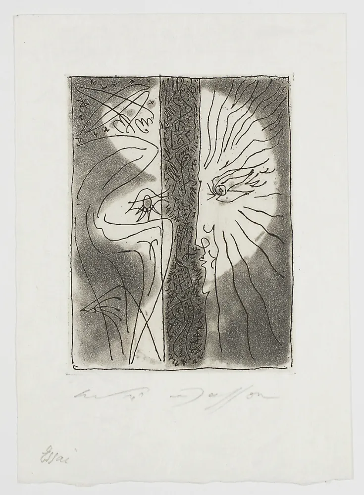 Etching Masson - Peine perdue (In vain)