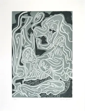 Engraving Masson - Pénélope