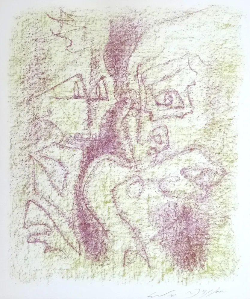 Lithograph Masson - Pour Kahnweiler