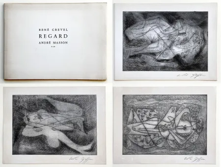 Illustrated Book Masson - René Crevel. REGARD. Gravures d'André Masson (1964)
