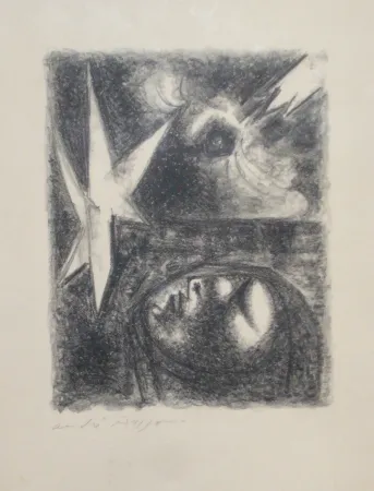 Lithograph Masson - Resurrection