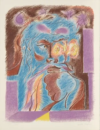 Lithograph Masson - Satan from Je Reve Portfolio