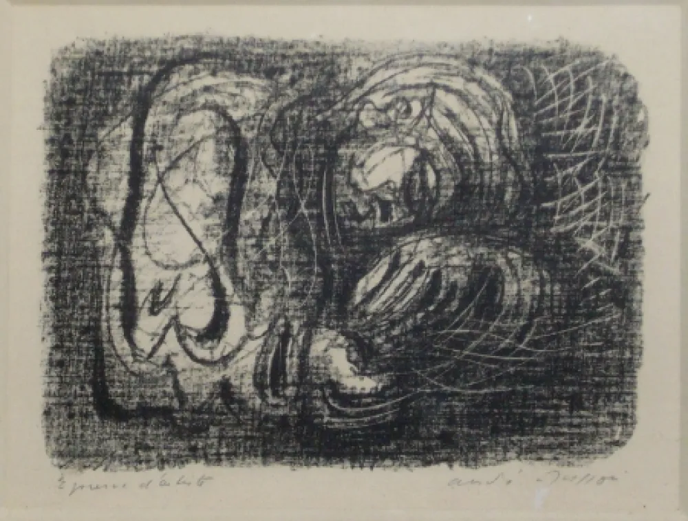 Lithograph Masson - Sommeil