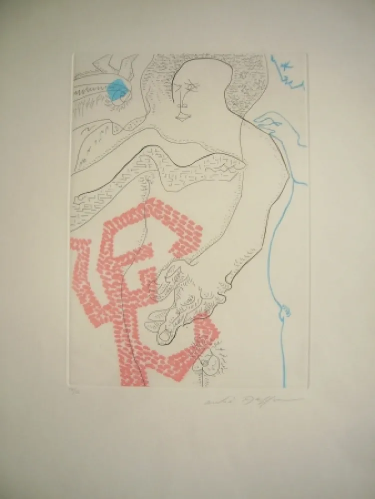 Etching Masson - Thésée