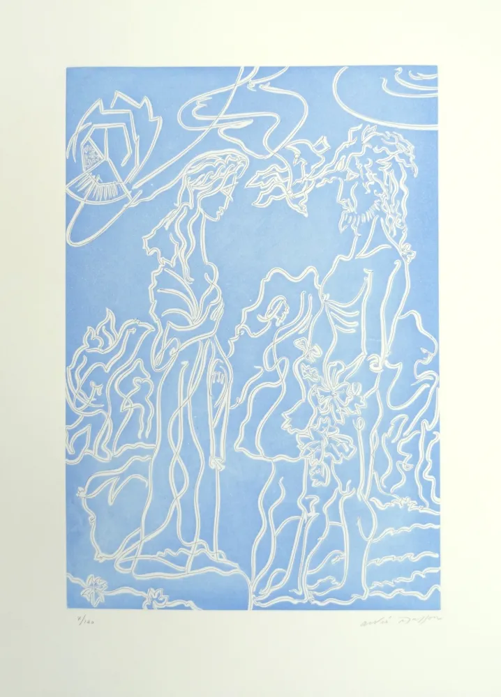 Etching Masson - Ulysse et Nausicaa