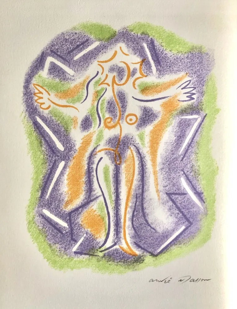 Lithograph Masson - Une étoile de craie