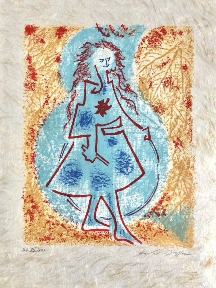 Lithograph Masson - Une étoile de craie