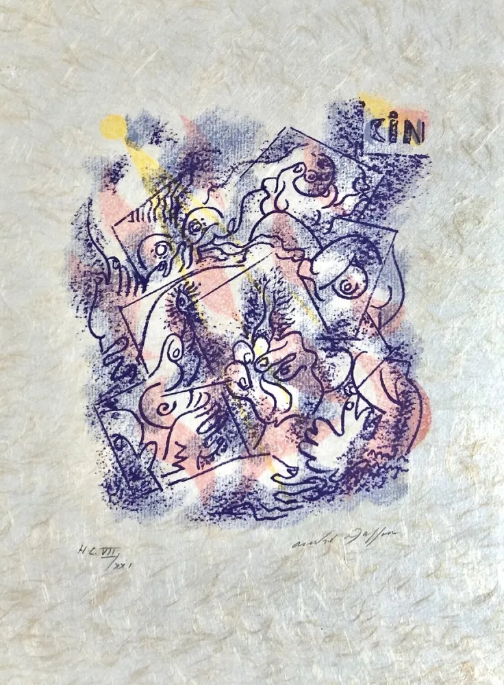 Lithograph Masson - Une étoile de craie