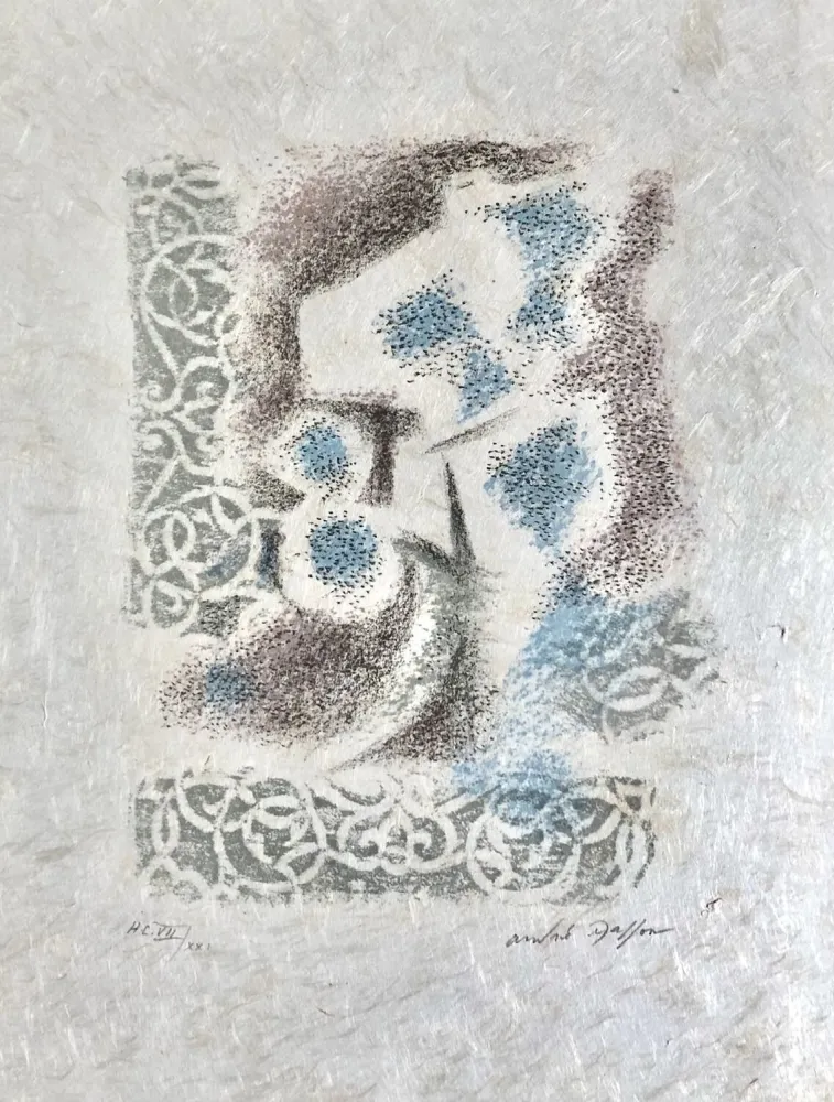 Lithograph Masson - Une étoile de craie