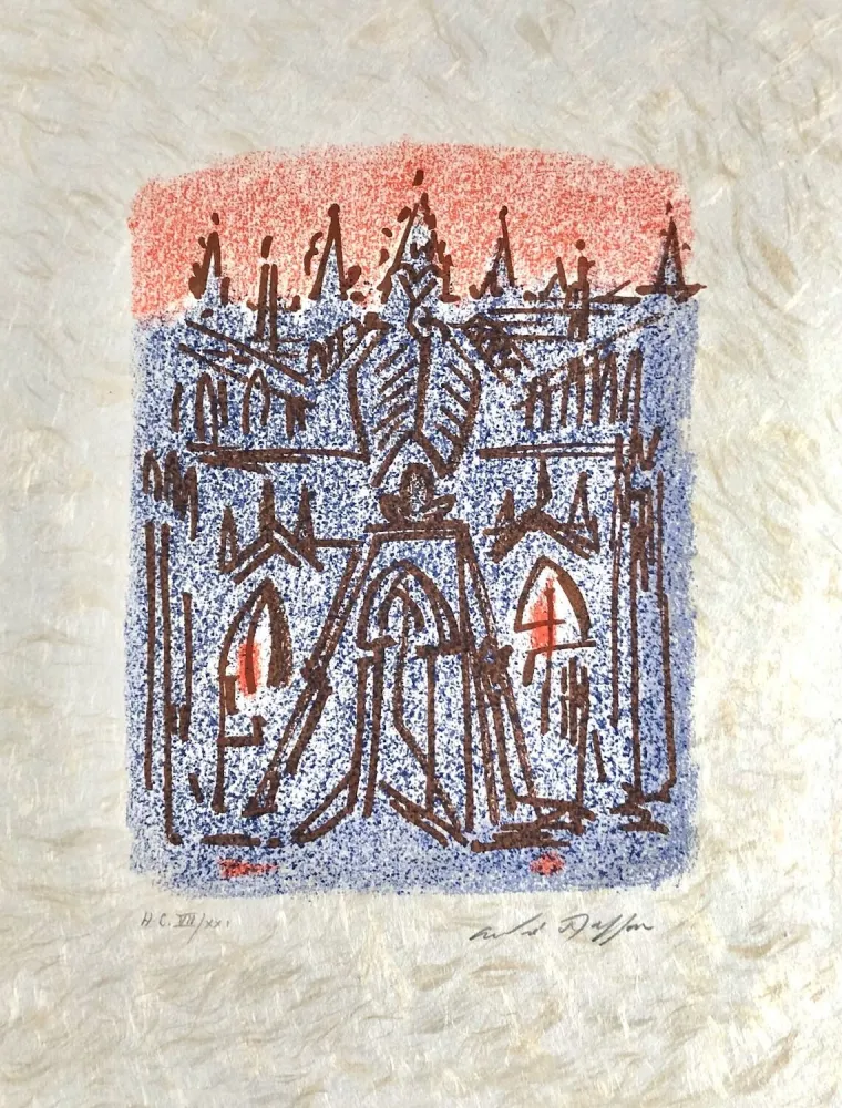 Lithograph Masson - Une étoile de craie