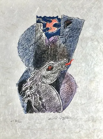 Lithograph Masson - Une étoile de craie