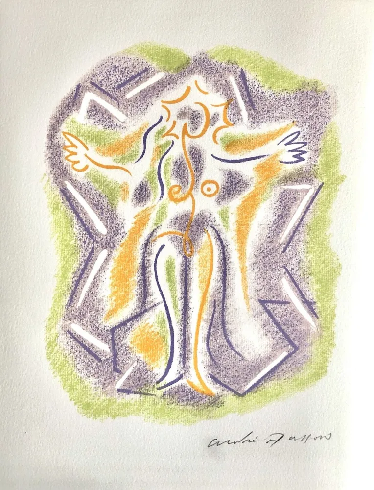 Lithograph Masson - Une étoile de craie