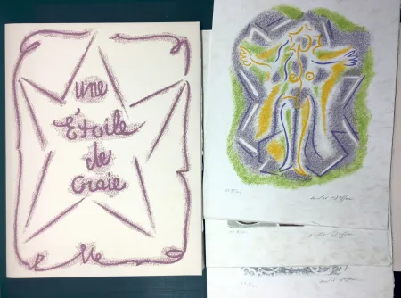 Illustrated Book Masson - UNE ÉTOILE DE CRAIE. Seize lithographies originales signées d'André Masson