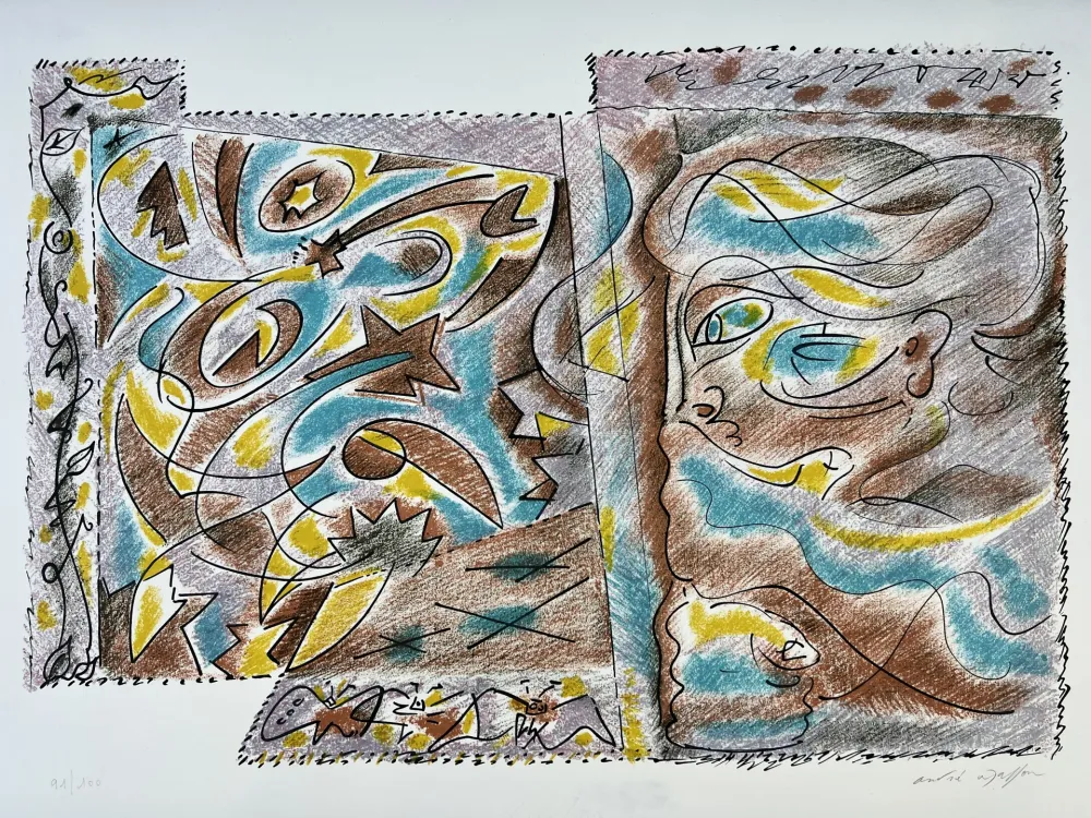 Lithograph Masson - Untitled