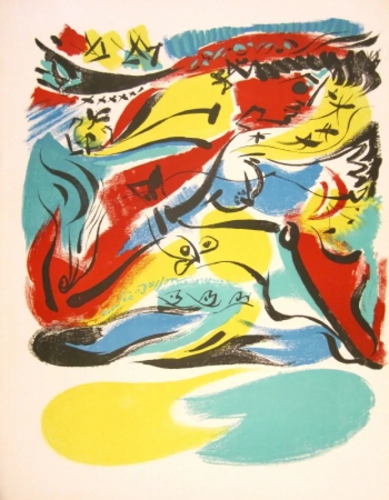 Lithograph Masson - Untitled