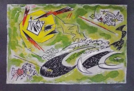 Lithograph Masson - UNTITLED