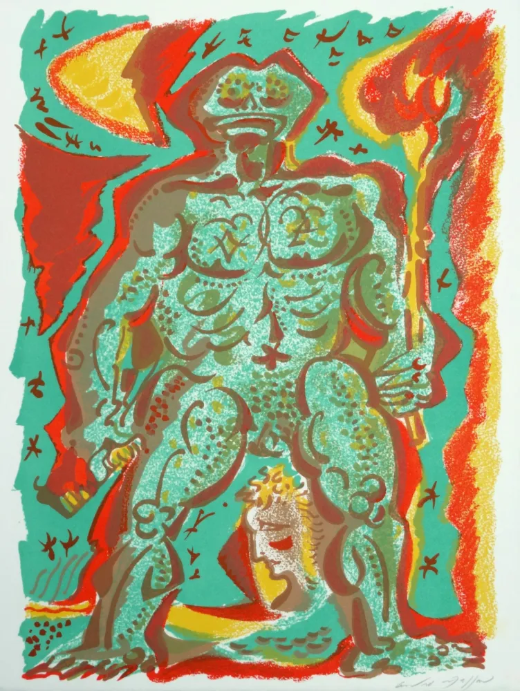 Lithograph Masson - Variation sur l’imaginaire