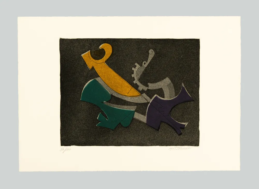 Etching Mastroianni  - Omaggio all'Ariosto