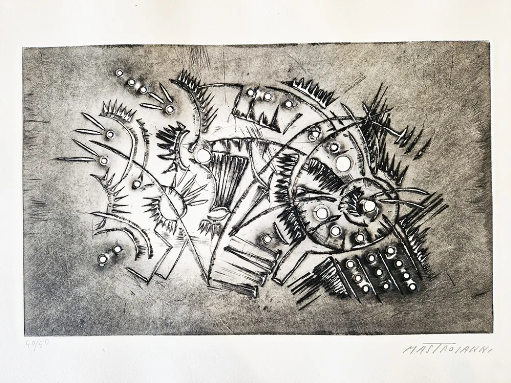 Engraving Mastroianni  - Senza titolo