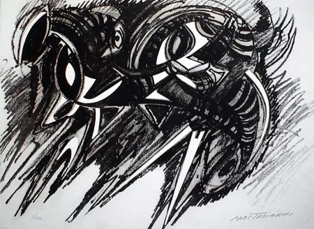 Etching And Aquatint Mastroianni  - Senza titolo